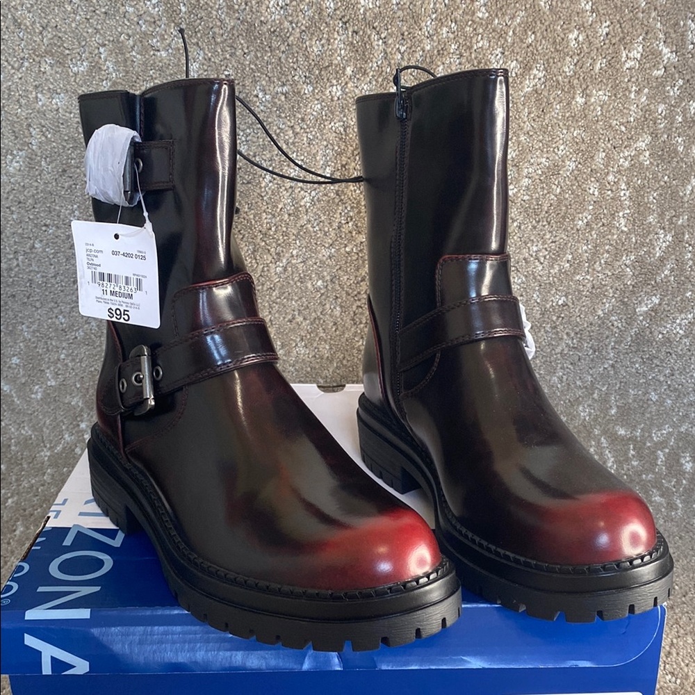 Arizona Jean Company Black Combat Boots